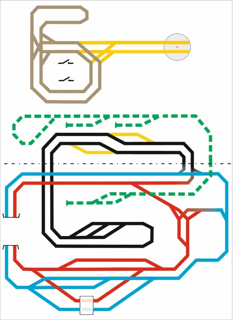 Straßenplan des Car-Systems und der Straßenbahn auf dem Tablet für die Z21-Steuerung